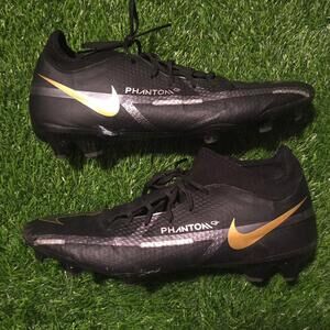 Nike Phantom GT2 Academy DF FG MG Men's Soccer Cleats DC0797-007 Black Size 10